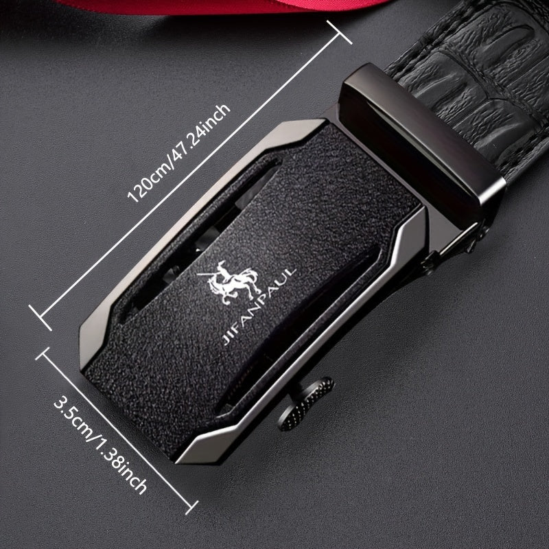 Men's Buckle Belt Business Decorative Belt for Party Holiday