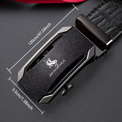 Men's Buckle Belt Business Decorative Belt for Party Holiday