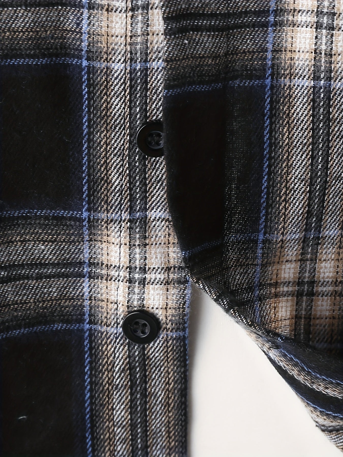 Boy's Plaid Long Sleeve Shirt Casual Slightly Stretch Breathable Button Up Shirt