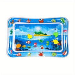 Kids Inflatable Water Mat with Music Tumbling Pad Toys