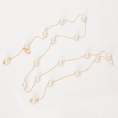 Faux Pearl Bridal Belt Wedding Dress Waist Chain Sash Belt