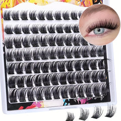 Natural Look D Curling Lash Clusters DIY Eyelash Extensions