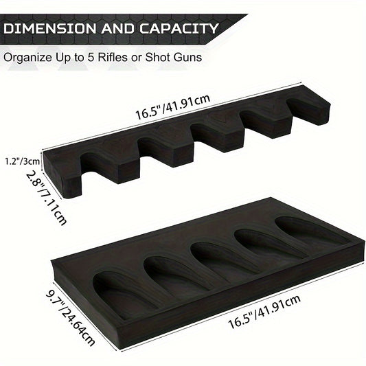 5-Slot Heavy Duty Foam Rack Kit with Magnetic Strip and Hook