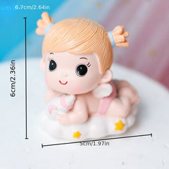 Pink Cake Topper Happy Birthday Cupcake Decorations