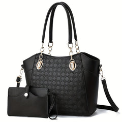Classic Tote Bag with Purse - Large Capacity Handbag for Work