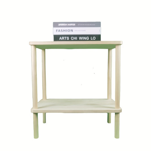 2-Story Wooden Small Table for Living Room & Bedroom Use