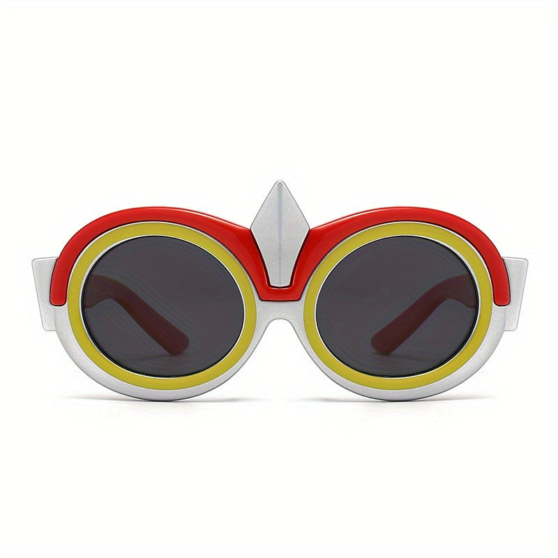 Cartoon Frame Sun Protection Sunglasses for Traveling Party Gift