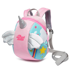 Cartoon Unicorn Waterproof Backpack For Kids