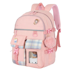 Children Backpack Plus Ball Girls Bookbag School Bag