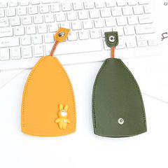 Key Protection Sleeve PU Small Keys Pouch Multifunctional Large Capacity