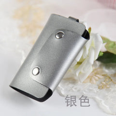 Leather Keychain Car Key Holder Unisex Wallet Cover