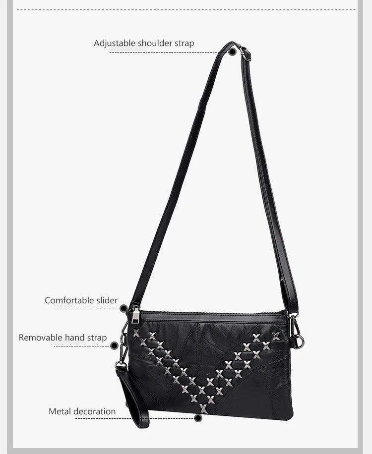 Women's Leather Shoulder Bag Messenger Wallet Handbag Gift