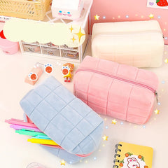 Large Solid Makeup Bag Travel Toiletry Pouch