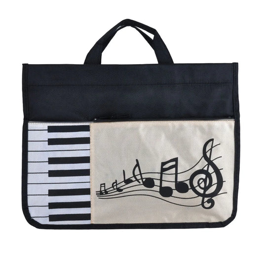Children Kids Musical Note Pattern Backpack Schoolbag