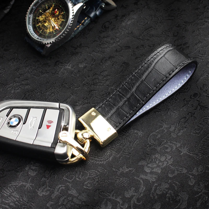Leather Pendant Key Holder Car Key Chain Retro Keychain
