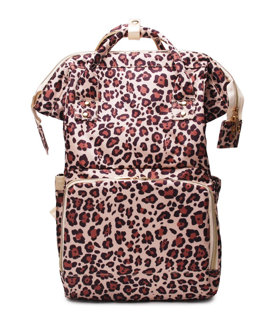 Leopard Serape Diaper Backpack Baby Diaper Changing Bag