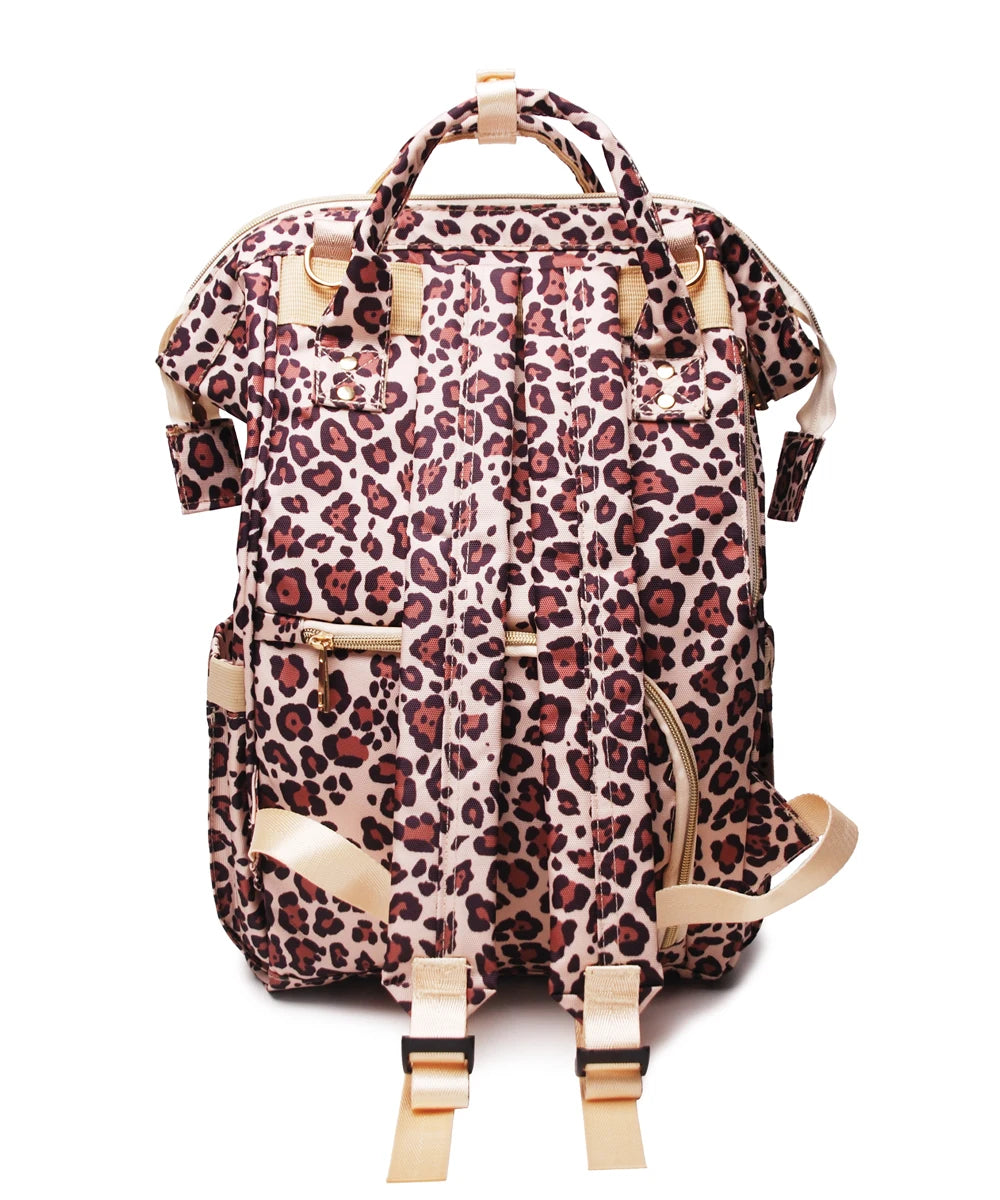 Leopard Serape Diaper Backpack Baby Diaper Changing Bag