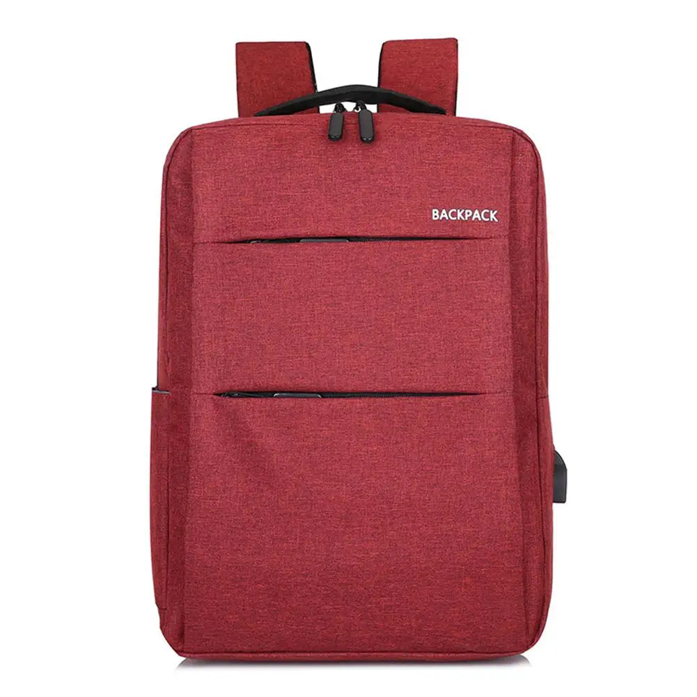 Men Laptop Backpack with USB Interface Business Casual Waterproof School Bag