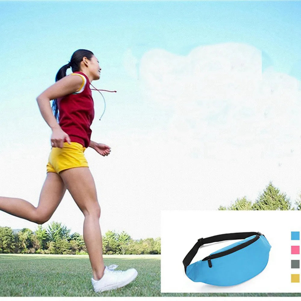 Nylon Waist Belt Pack Bag Pouch Multi-function Travel Bag