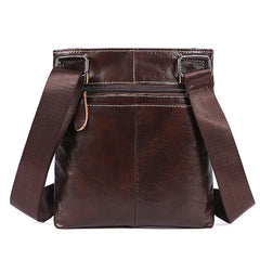 Vintage Leather Waist Bag Chest Bag Shoulder Chain Money Purse
