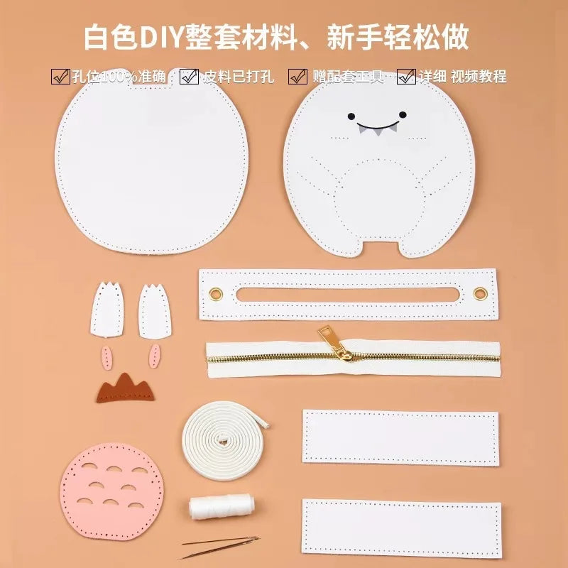 DIY Bag PU Dinosaur Bottom Base Drawstring Handbag Parts