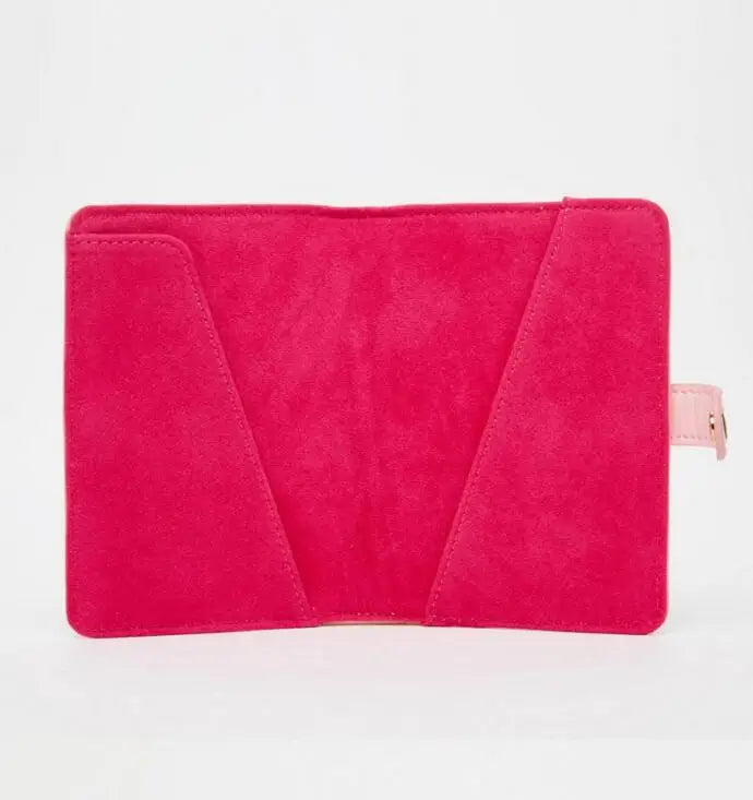 Pink Red Flamingo Bird Passport Holder Travel Accessories Gift