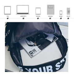 10 Colors Large Capacity Waterproof Nylon Casual Backpack School Bag