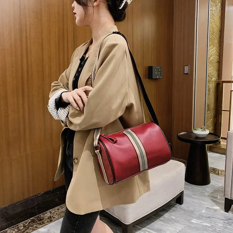 Cowhide Women Shoulder Bags High Quality Leather Crossbody Totes