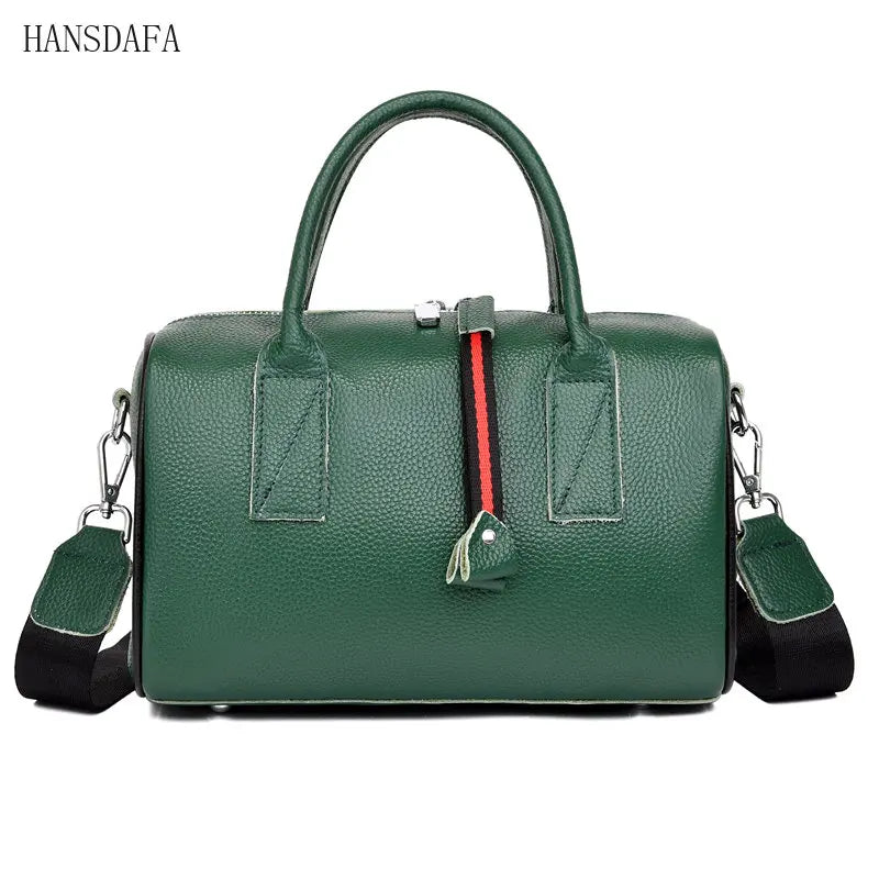 100% Leather Shoulder Bag Women's bag High Soft Cowhide Female Messenger Bag