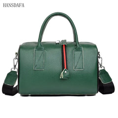 100% Leather Shoulder Bag Women's bag High Soft Cowhide Female Messenger Bag