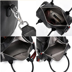100% Leather Shoulder Bag Women's bag High Soft Cowhide Female Messenger Bag