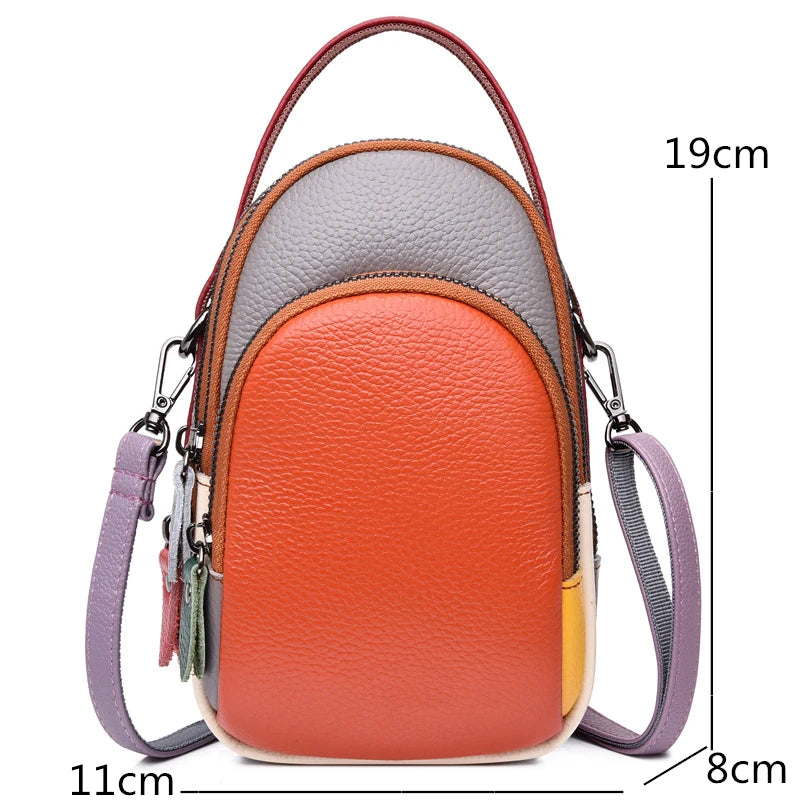 Leather Women Handbag Mini Mobile Phone Bags Shoulder Bag Female Messenger