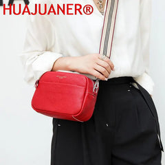 Small Leather Women Shoulder Bag Soft Cowhide Messenger Bag
