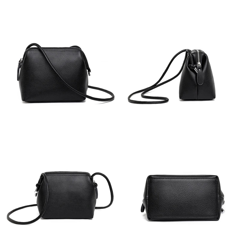 100% Leather Women Handbags High Soft Cowhide Women Shoulder Bag