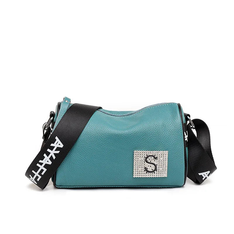 Soft Cowhide Women's Messenger Bag Shoulder Bag