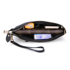 Leather Women Messenger Bag Envelope Clutch Crossbody Purse