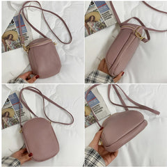 100% Leather Women Shoulder Bags Lady Mobile phone bag Cowhide Women Handbags Mi