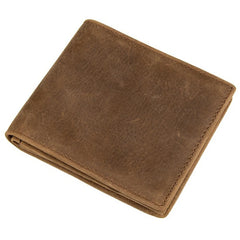 Luxury Cow Leather Men Wallets, Dollar Short Male Purse