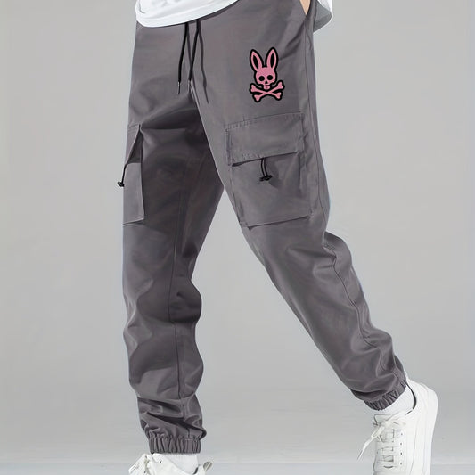 Men's Rabbit Skull Cargo Pants Active & Stretchy