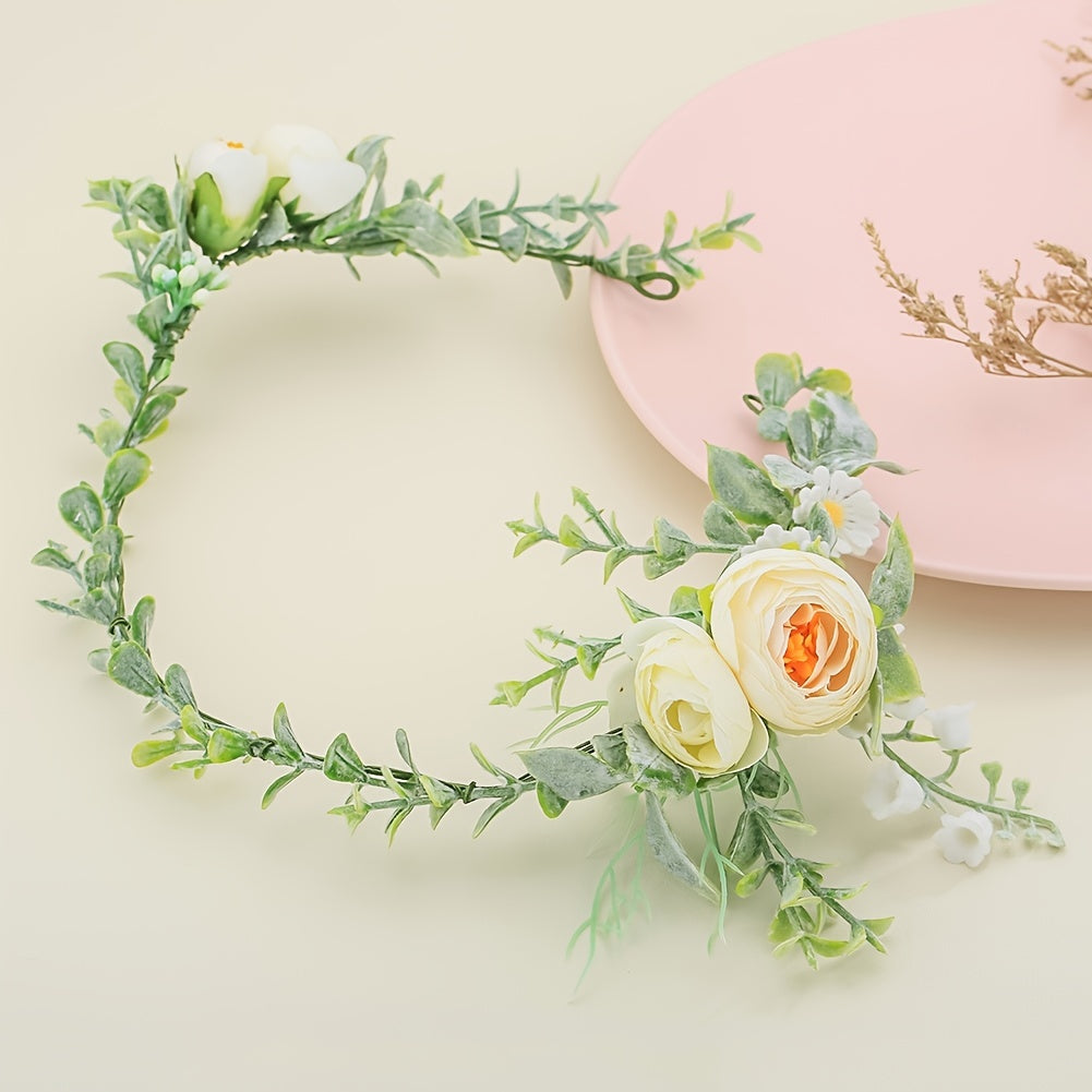 Green Plants Hair Comb for Girls