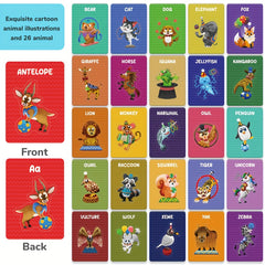 26pcs Alphabet Word Learning Card Educational Jigsaw Puzzle Set for Kids