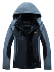 Men's Outdoor Hooded Windbreaker Jacket for Autumn and Winter