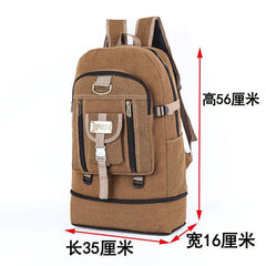 100L High Shoulder Bag Outdoor Sports Canvas Bag Mountaineering Work Bag