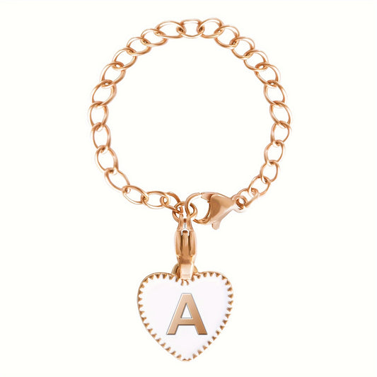 1pc ID Initial Letter Charm Water Bottle Decorative Pendant Cup Accessories