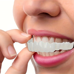 Dental Braces Simulation Orthodontic Veneer Upper Lower Teeth Whitening