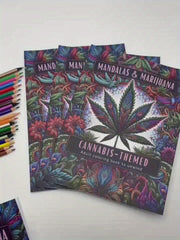 Adult Coloring Book Floral Patterns Single Sided Pages