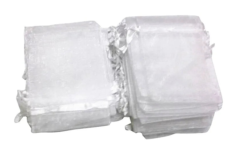 100pcs/lot 10x13cm Organza Bags Wedding Pouches Christmas Gift Bag