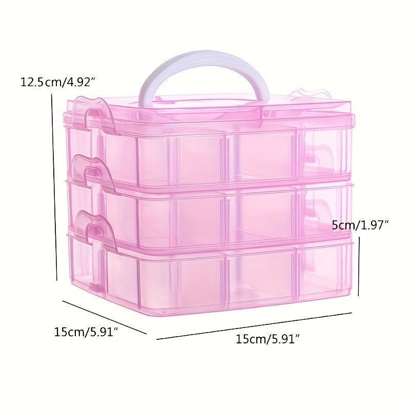 3 Tier Stackable Storage Container Box Bead Organizers And Storage