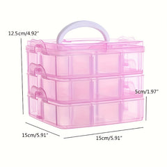 3 Tier Stackable Storage Container Box Bead Organizers And Storage