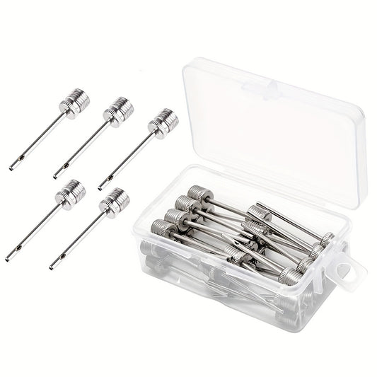 30pcs Ball Pump Needles w/ Storage Box for Handball Football Basketball